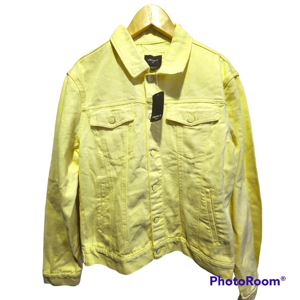 Forever 21 jean jacket men's large New 💛